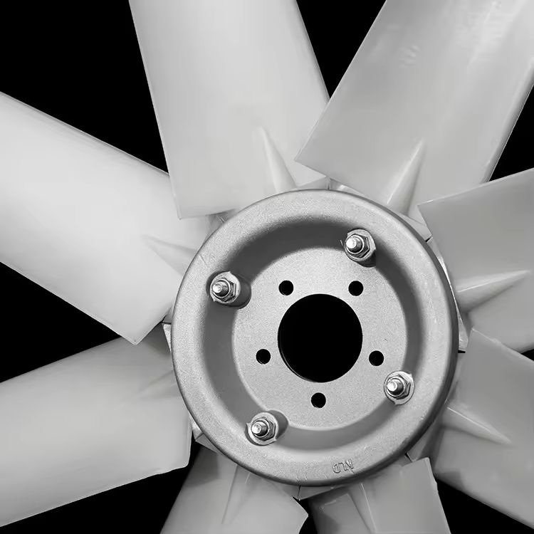 Aube de ventilateur en nylon grade 8 haute performance - Pour moteur de chariot élévateur, roue à aubes axiales, service OEM personnalisé