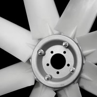 Aube de ventilateur en nylon grade 8 haute performance - Pour moteur de chariot élévateur, roue à aubes axiales, service OEM personnalisé