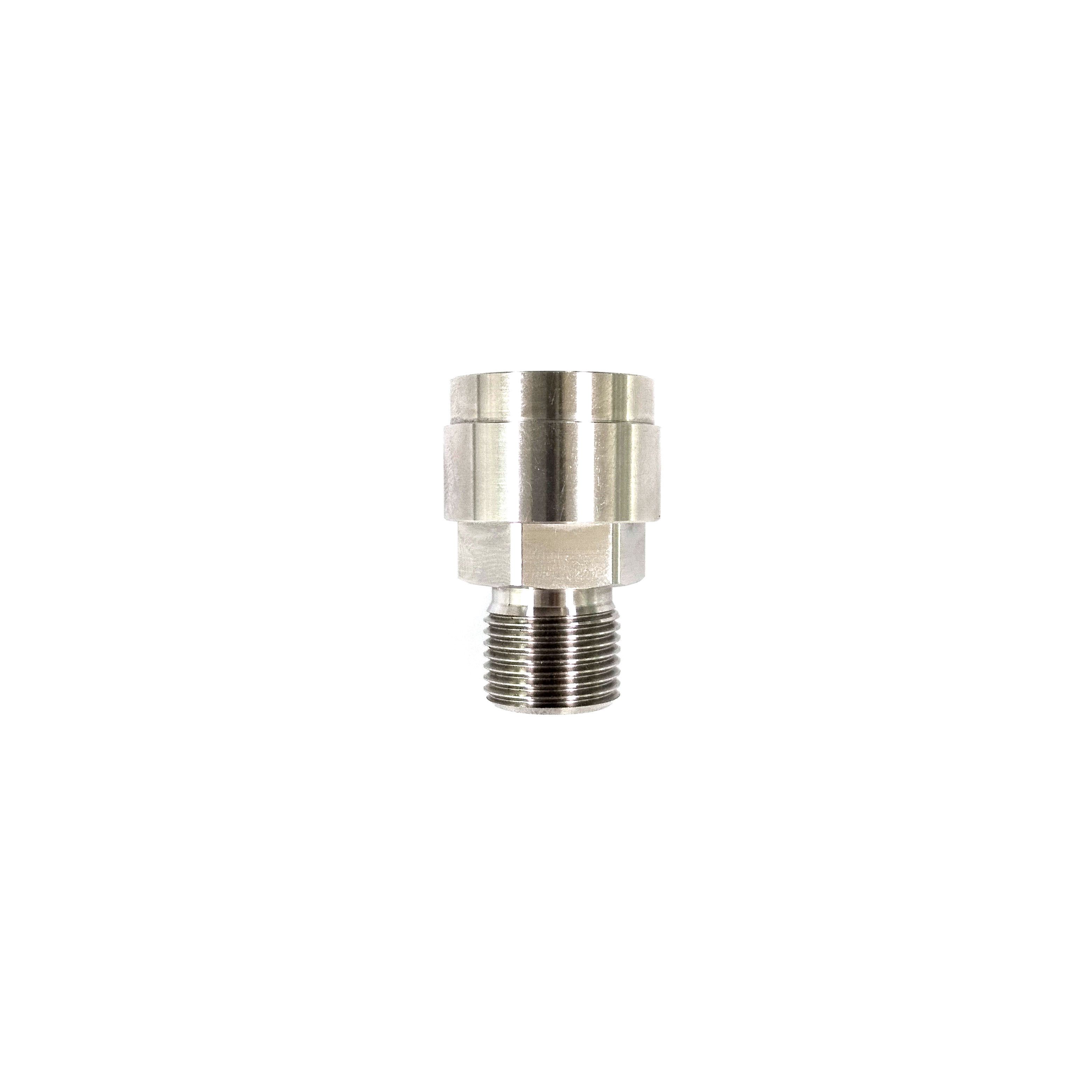 Stainless steel joint nozzle high precision automatic lathe CNC custom factory machined parts pipe adapter connector