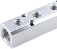 Customized CNC Milling Machining  Aluminum  Manifold