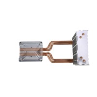 Custom Copper Heat Pipe  Aluminum Heat Sink CNC Processed Extrusion Model Heatsink